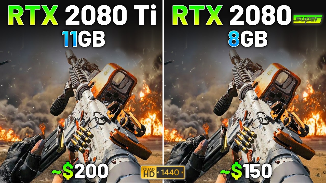 RTX 2080 Ti vs RTX 2080 SUPER in 2026 | Test in 15 Games | 1440p - YouTube