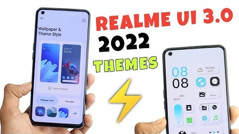 Realme UI 3.0 January 2022 TOP THEMES | Customization Features | Android 12 for Realme and Oppo ⚡⚡