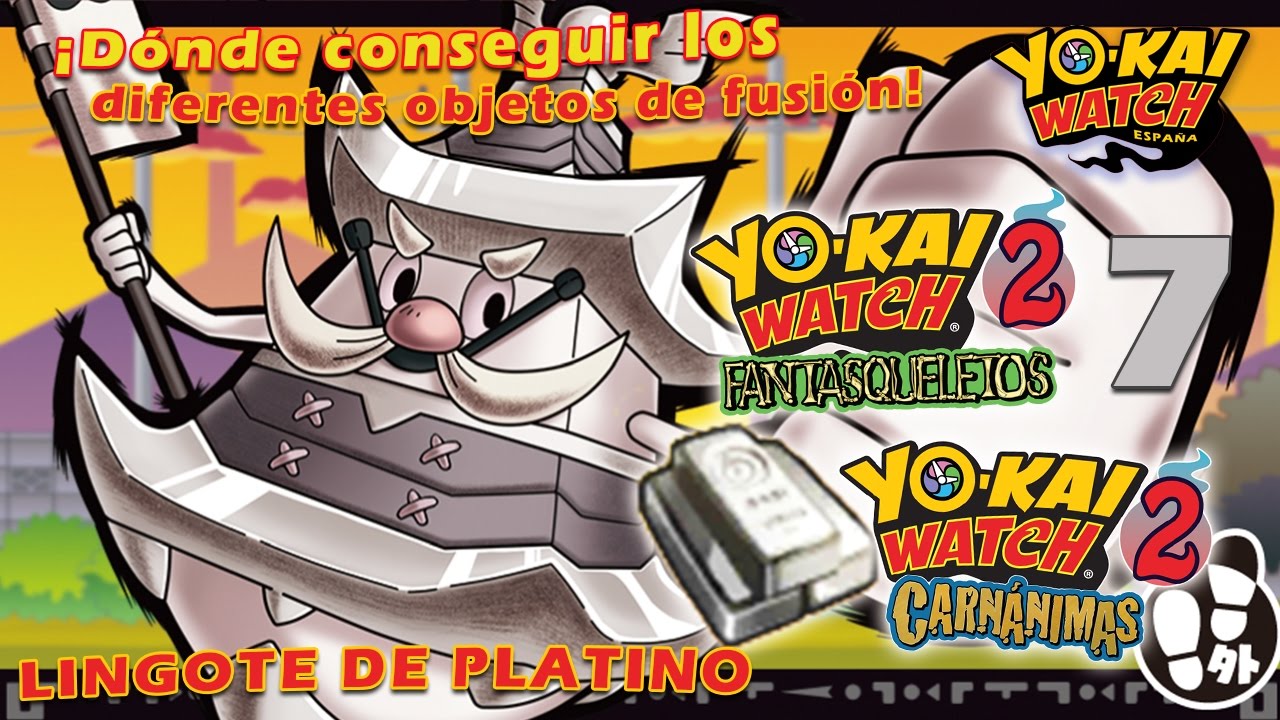 Guía de Yokai Watch 2 Cómo conseguir el Lingote de platino (Castelius