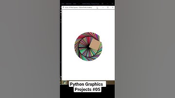 python turtle graphics project #5 #shorts #youtubeshorts #programming