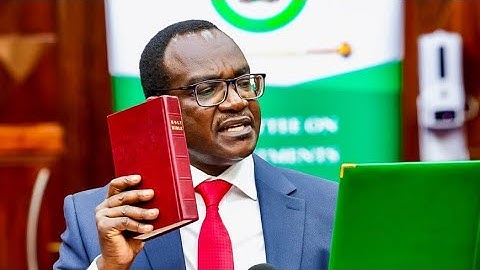 LIVE: Education CS Julius Ogamba Appears Before The National Assembly For Questions
