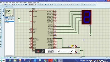 Up Down counting counter using 8051 microcontroller