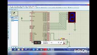 Up Down counting counter using 8051 microcontroller