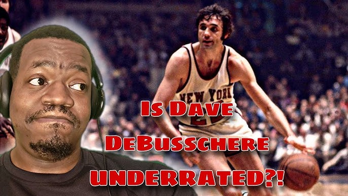 DAVE DeBUSSCHERE  New York Knicks 1973 Away Throwback NBA Basketball Jersey