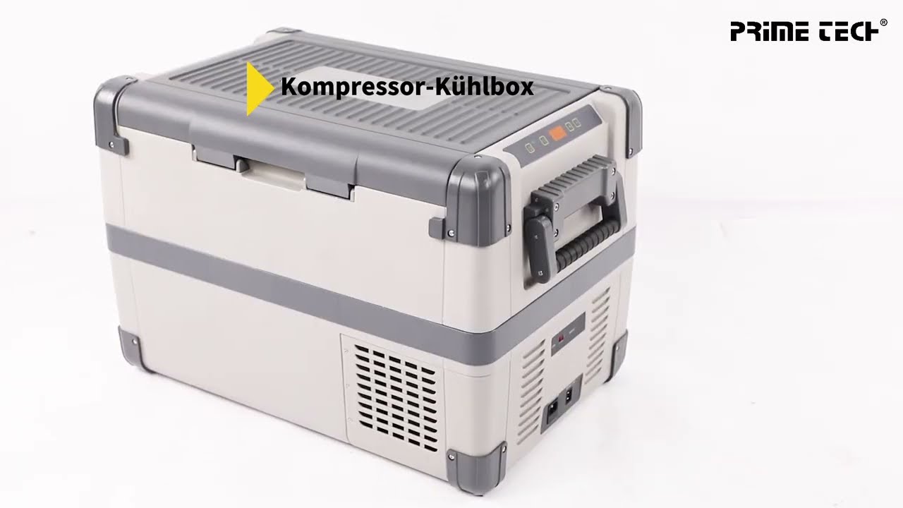 Prime Tech Kompressor-Kühlbox 28-60 Liter - Bis -22°C Für Auto & Reisemobil
