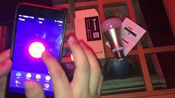 Acemax smart wifi LED RGB bulb, works with Alexa google assistant, ifttt. App control timer