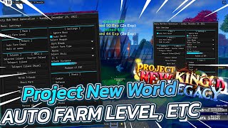 [SHOWCASE] Project New World Hack | AUTO FARM LEVEL, AUTO STATS, AUTO FARM CHEST (OP)