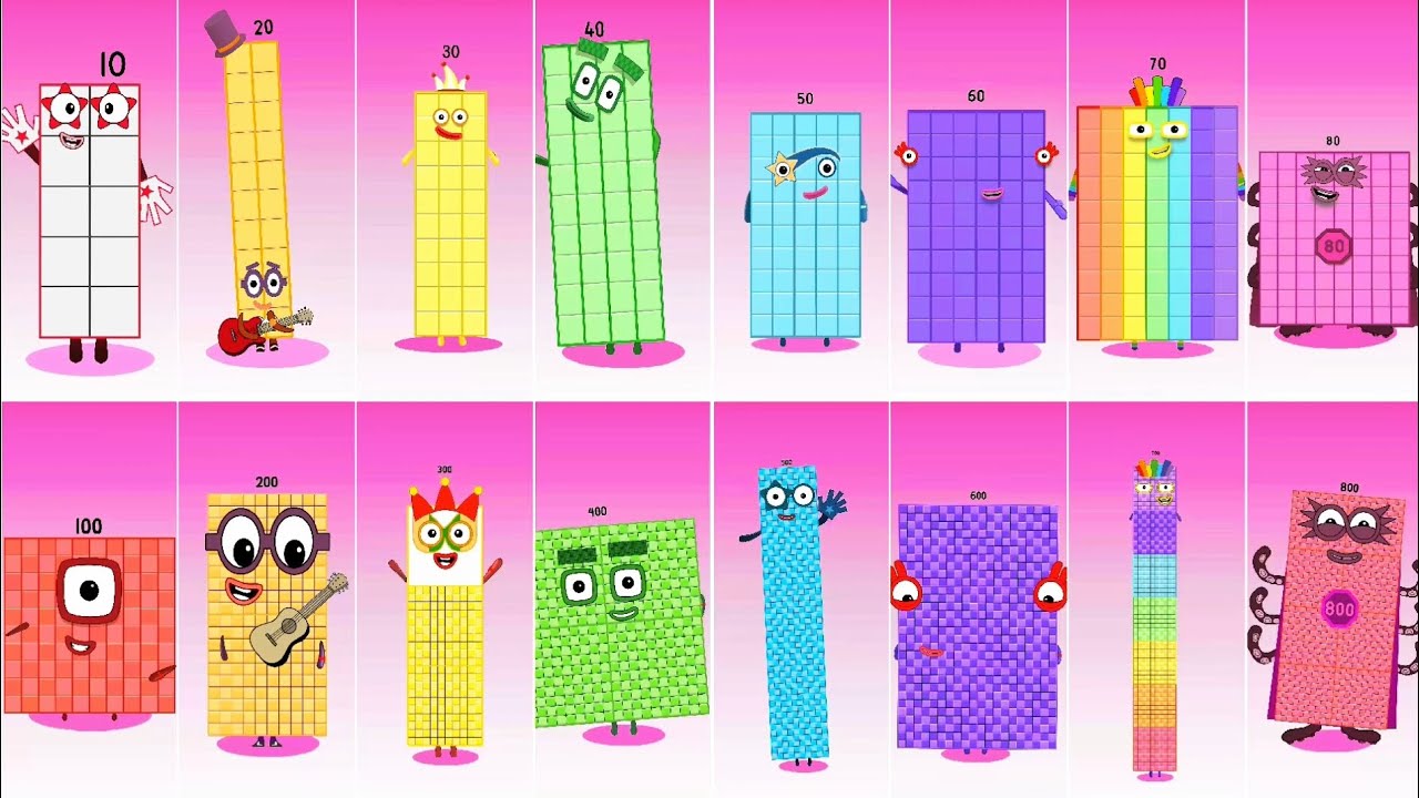 Numberblocks Sprunki 10–80 VS 100–800 – Ultimate Showdown