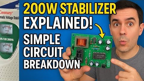 How a 5000W/2000w Stabilizer Circuit Board Works | Complete Explanation for Beginners Part 1