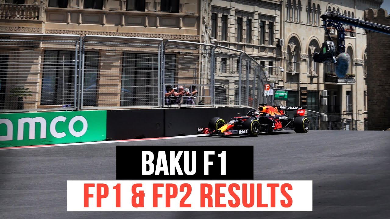 F1 Baku 2021 Baku Gp 2021 Fp1 And Fp2 Results Azerbaijan Grand Prix Youtube