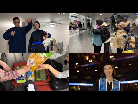 Бид 2 Мөрөөдөлдөө Амьдарч Байна 🥰🌎 | Аав Ээж ирсэн нь 💞| Сургуулиа Төгслөө 🎓