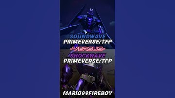 SOUNDWAVE PRIMEVERSE/TFP 🆚 SHOCKWAVE PRIMEVERSE/TFP #transformersprime #edit