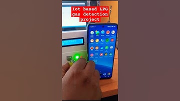 IOT based LPG gas detection project #viral #shorts