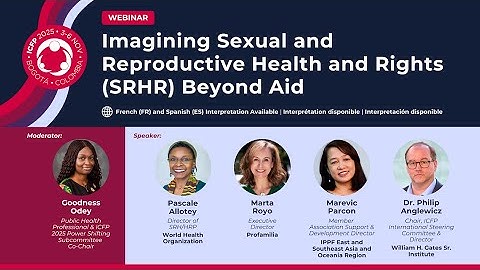 Imagining Sexual and Reproductive Health and Rights (#SRHR) Beyond Aid | #ICFP2025 Webinar