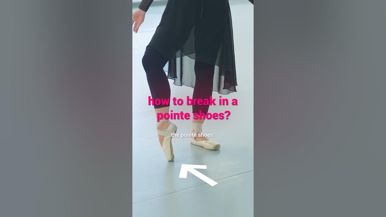 A simple trick on how to properly break your pointe shoes 🩰 YouTube