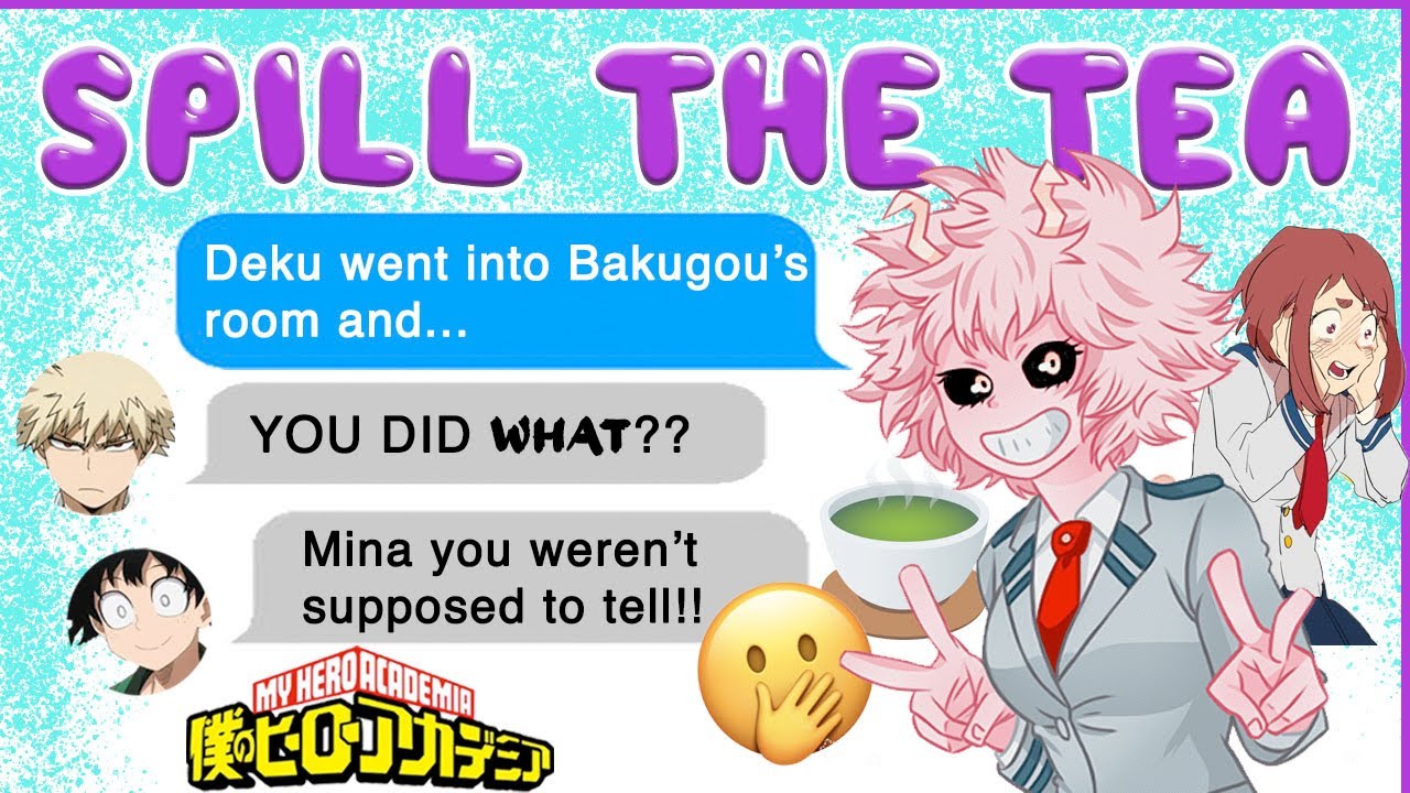 Mina REVEALS Class 1A SECRETS! ☕🍵 BNHA Texts - MHA Chat