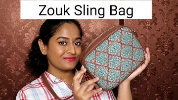 👜 ZOUK sling bag review - ZOUK bags | Indian Handcrafted bags #zouk #bag kannada review video