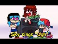 Sky sings "Ugh" - Friday Night Funkin Mod