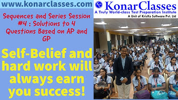 #cbse #maths #bitsat #jeemain #jeeadvanced #wbjee #kcet #eamcet Sequences and Series : Session-04