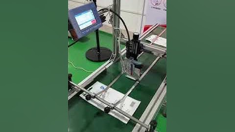 Humjihiro TIJ automatic date number logo bar QR code printing machine online thermal inkjet printer