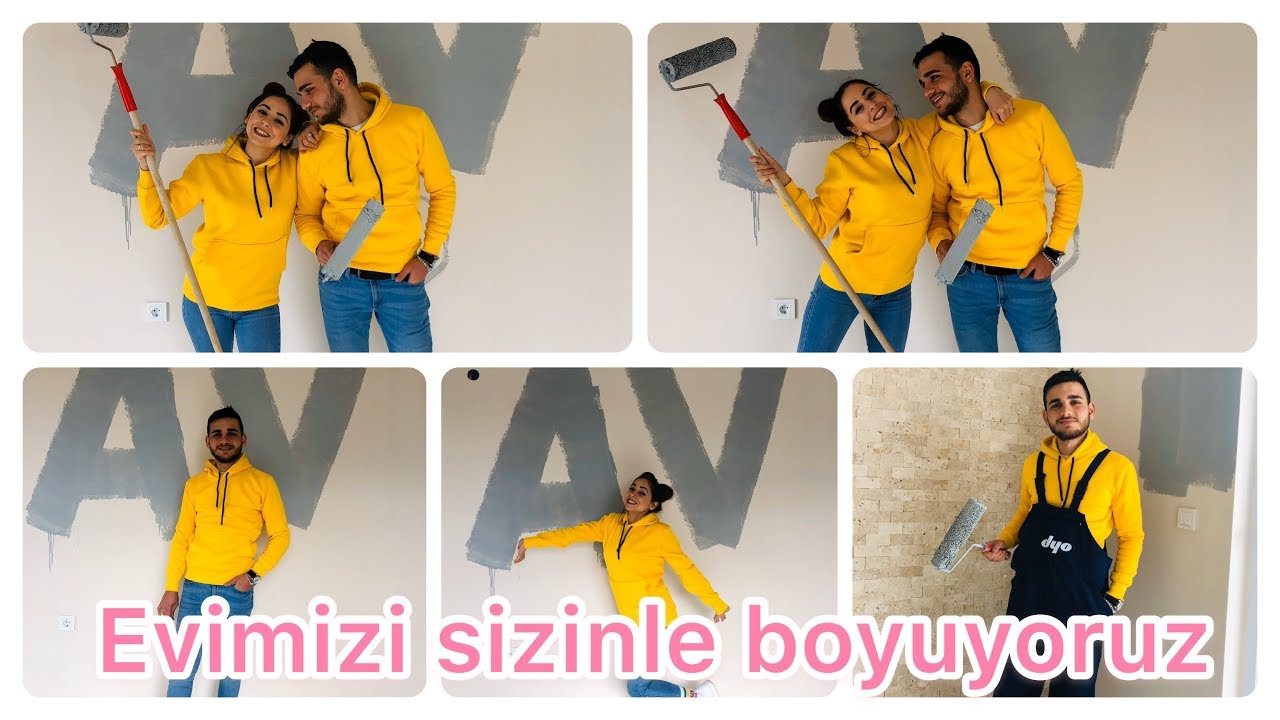 Asena Veysel Evimiz Boyandı 🙈 Son hali çok hoş 😱🧿 YouTube