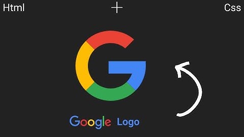 Google logo with Html & Css @csd1447