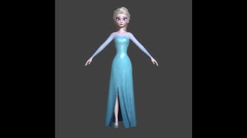 Elsa 3d model - Work in progress