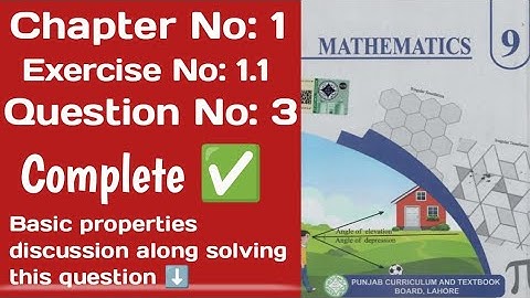 Class 9th maths chapter No 1 Exercise 1.1 || Question No 4 || Properties of Real numbers