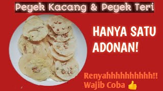 Resep Peyek Kacang dan Peyek Teri Renyah | 1 Kali Adonan