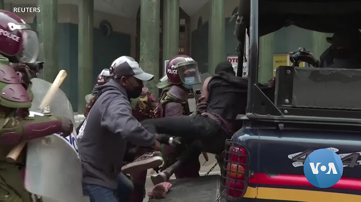 Kenya police, anti-government protestors clash again