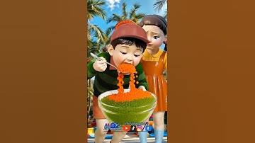 Squid Game AI Korean Snack Popping Candy ASMR #squidgame #squidgame2 #ai #asmr