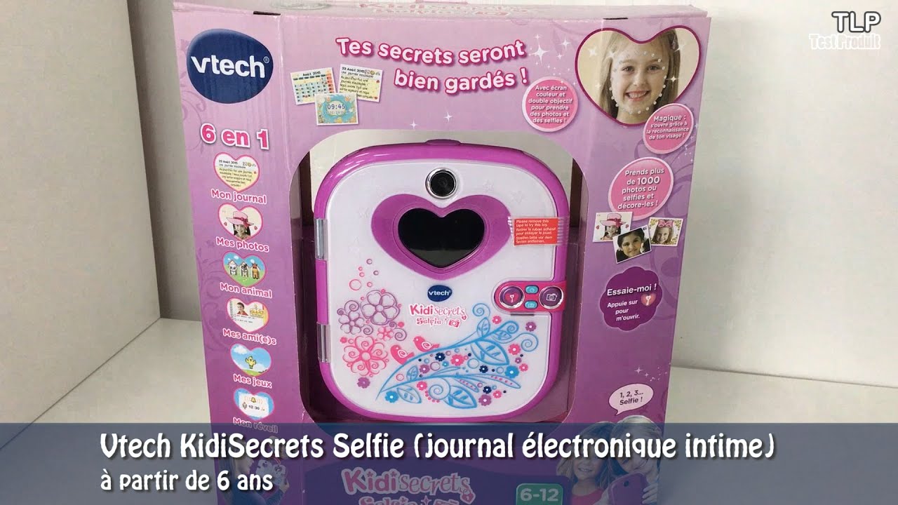 Journal intime electronique KidiSecrets Selfie Music
