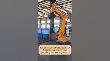 Intelligent palletizing robot: liberate manpower and optimize production process. #automobile