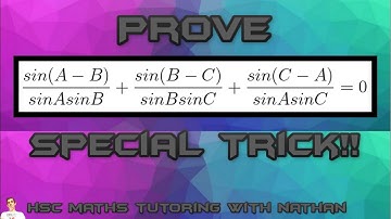 Compound Angle Trig Proof Special Trick | HSC Extension One Maths