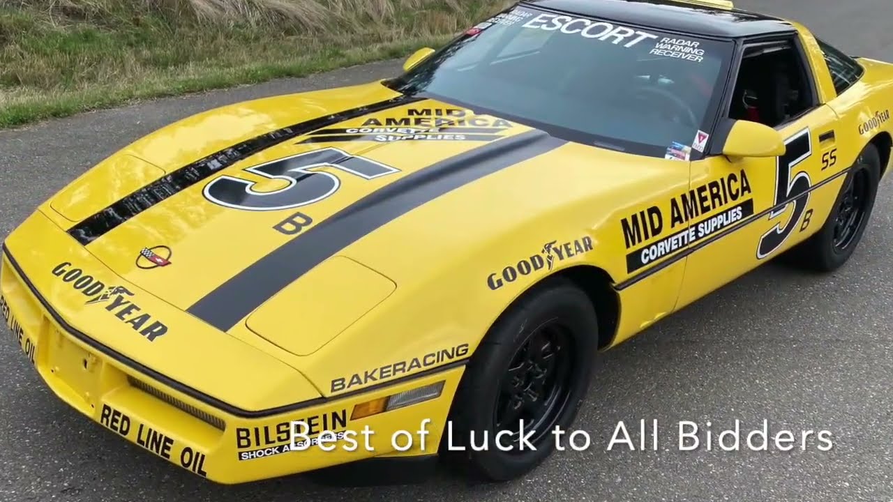 1987 Corvette #5 Kim Baker Escort Racer