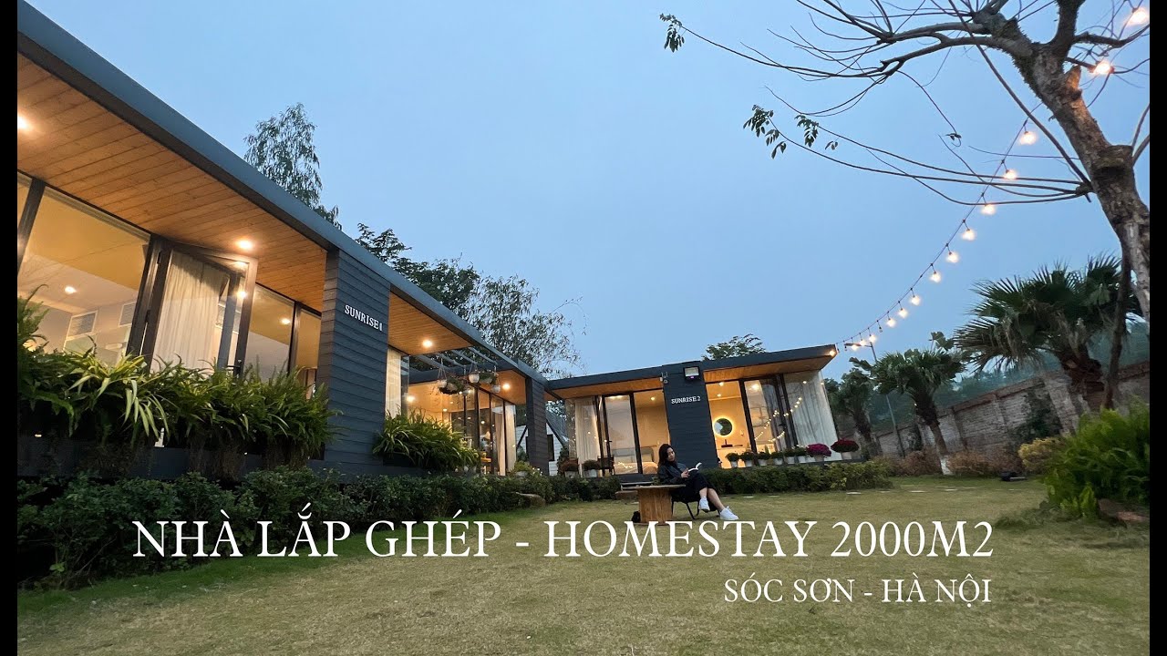 Nhà lắp ghép - Homestay 2000m2
