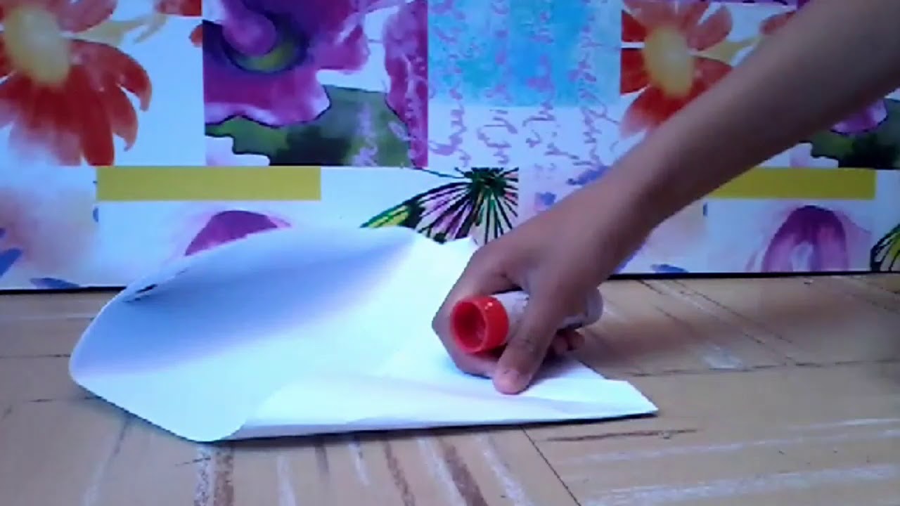 Como hacer platos de papel (facil) YouTube