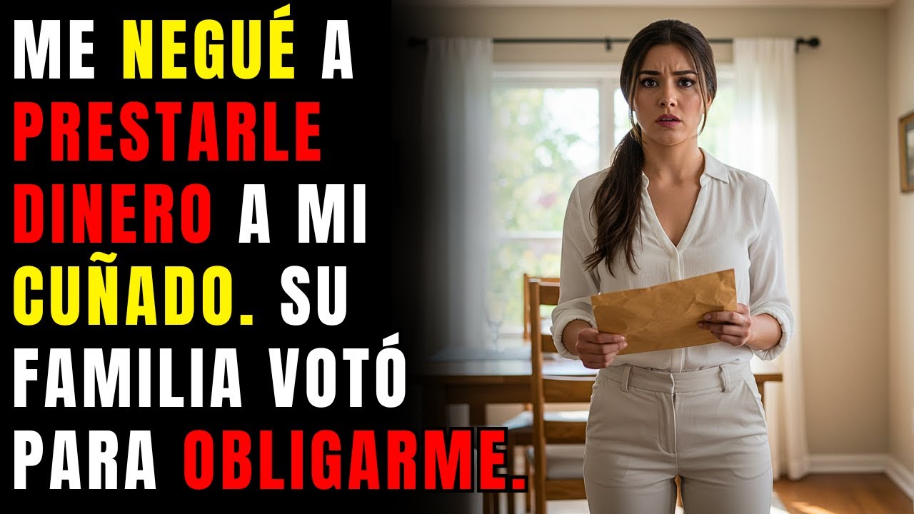 Me negué a prestarle dinero a mi cuñado. Su familia votó para obligarme. Entonces voté por...
