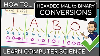 HEXADECIMAL TO BINARY CONVERSIONS and the Fundamentals of data representation in Computer Science
