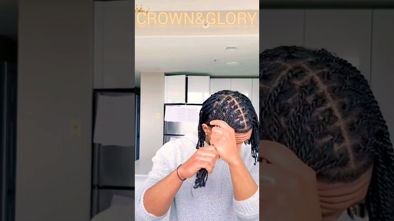 Black Men Weekly Moisturizing Two Strand Twist Routine 🔥 