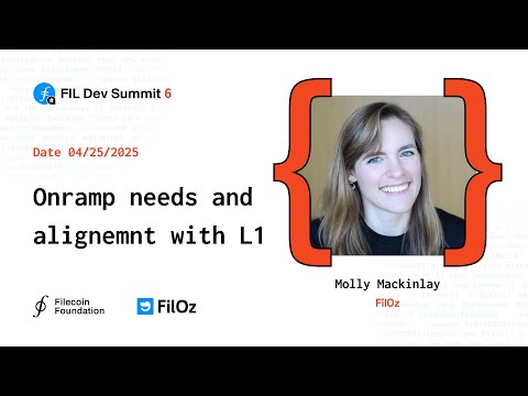 Onramp needs and alignment with L1