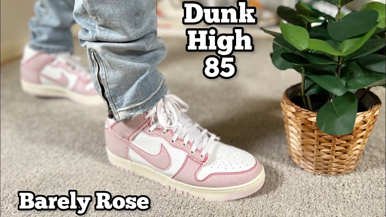 Nike Dunk High 85 Barely Rose Review& On foot