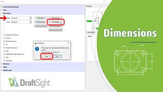 Delete Dimension Style