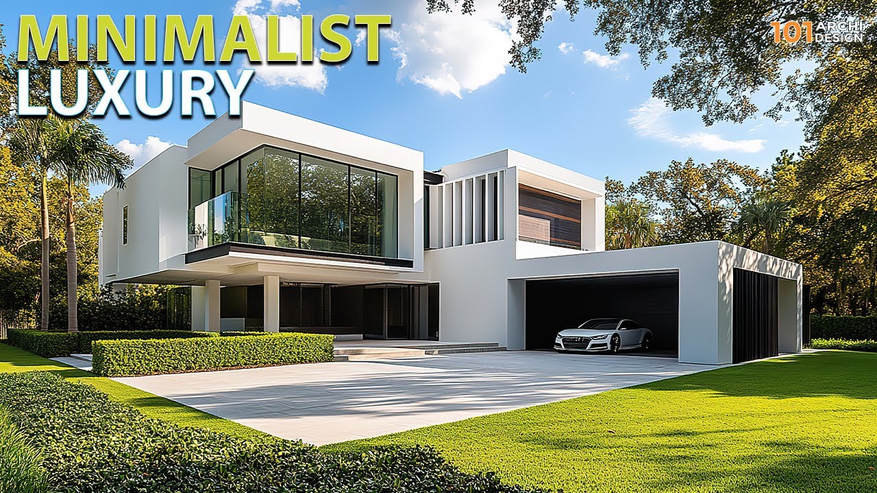 Modern Minimalist Luxury House Featuring Latest Interior Design Trends ...