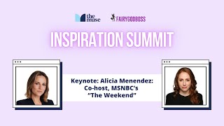 Keynote: Alicia Menendez, co-host of MSNBC's "The Weekend"