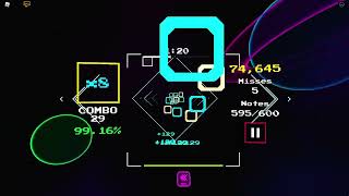 Roblox Sound Space| Everytime We Touch (Custom Song) 98.1% (Speed--)(NP)