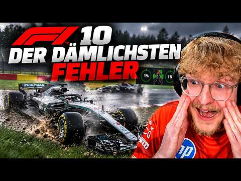 DIE 10 DÜMMSTEN FEHLER in F1! 🤯😂 | CutterLukas Reaktion