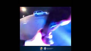 Assisted by a Drone operator to arrest an assailant with a gun