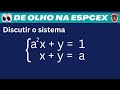 DISCUSSÃO DE UM SISTEMA LINEAR