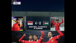Indonesia vs Palestina efoootball gameplay for pc (no commentary)